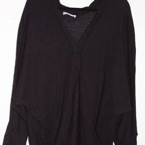 Nor Black Bat-wing Cardigan